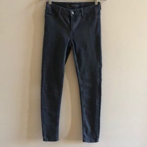 Zara washed out black crop skinny jegging jeans
